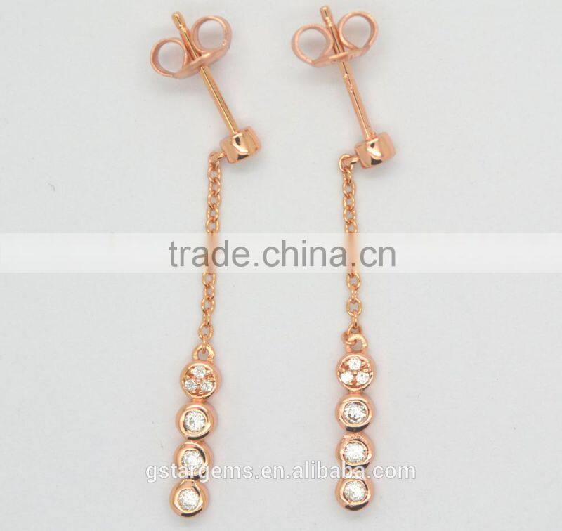 2015 Hot Fashion Latest simple earring designs for women