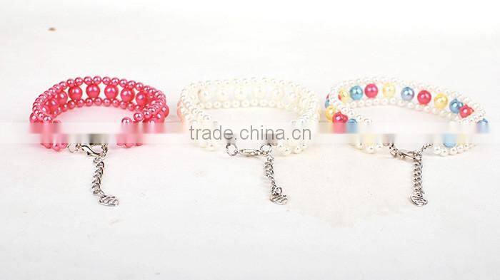 Dog Cat pearls necklace Pet Puppy collar Dog Jewelry