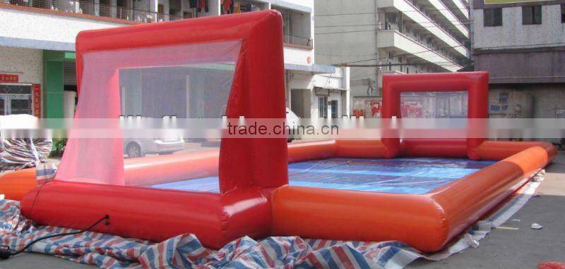 funny inflatable soap football field for sale