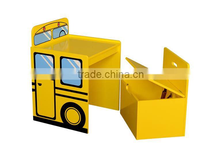 2014 New Design and popular Cartoon Wood nursery table and chair