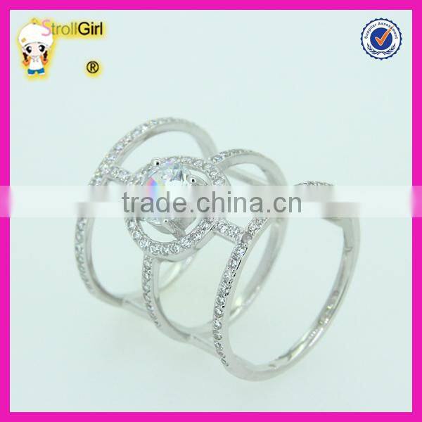 Fashion 925 sterling silver natural stone ring, hot sale chalcedony gemstone rings for women