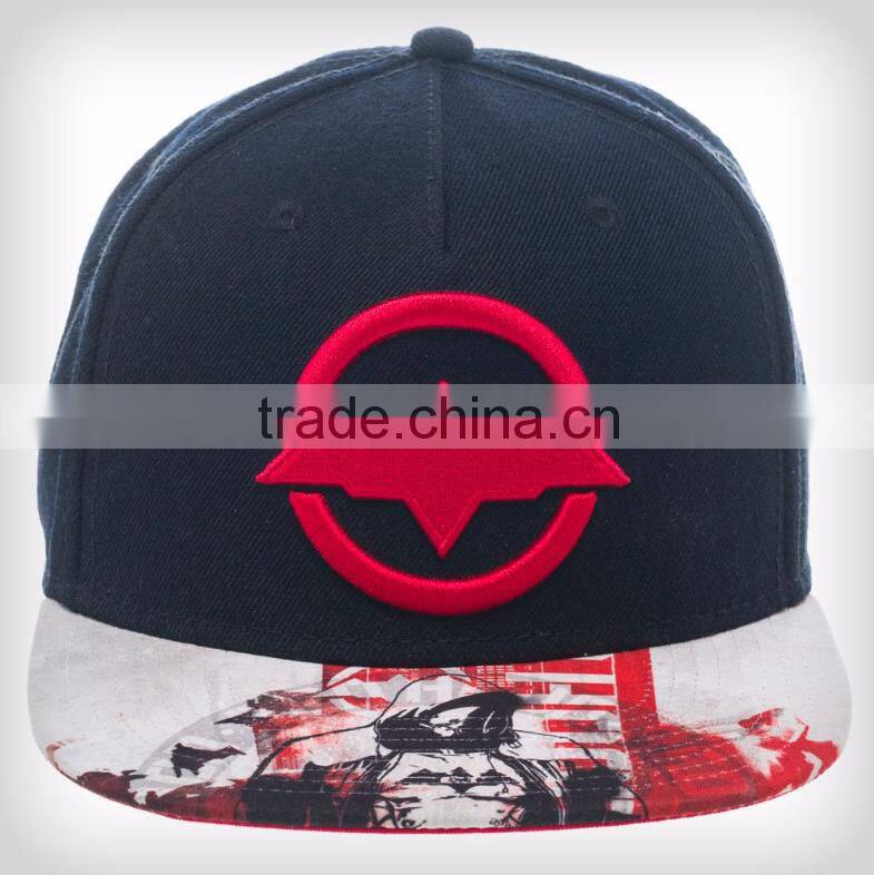 New style good quality 3d embroidery fedora snapback hats