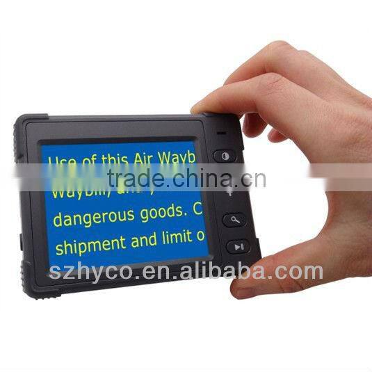 3.5'' handheld digital magnifier visual aid