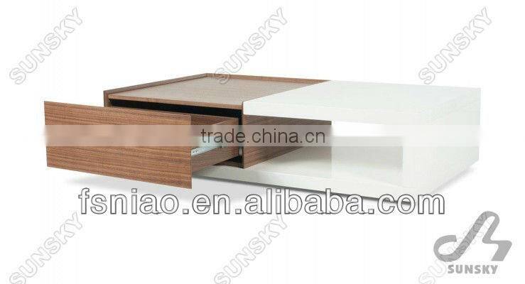 furniture living room mdf wood coffee table 4279