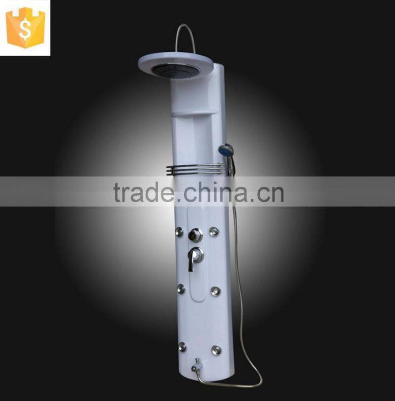 2015 resin shower panel with massage faucet