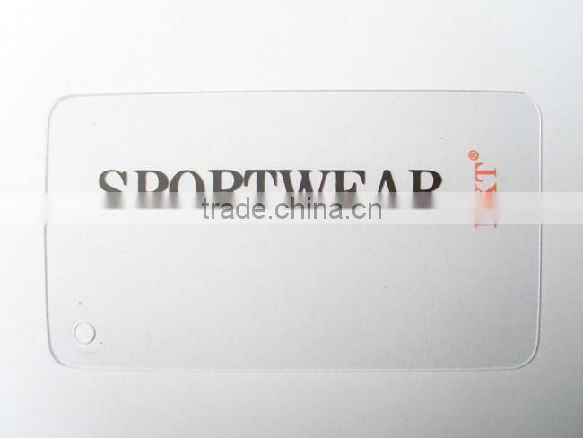 Wholesale custom cheap clear plastic luggage tag