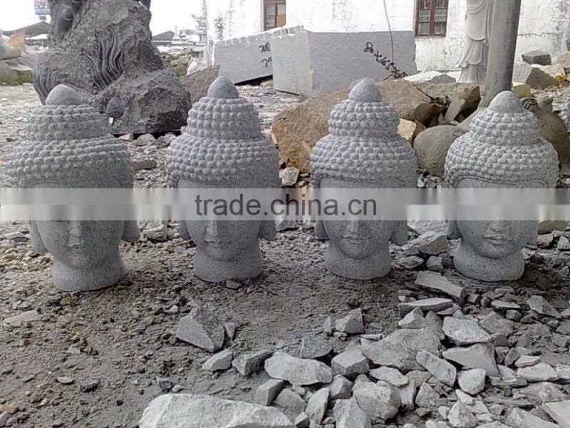 stone buddha head
