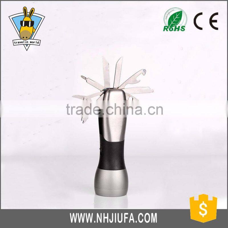 JF Multi tool flashlight, zoom flashlight torch, high power flashlight