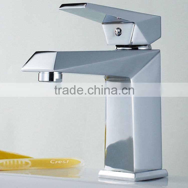luxury single handle brass basin faucet
