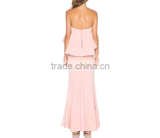 2016 Ladies Sex Prom Dress Off Shoulder Satin Breathable