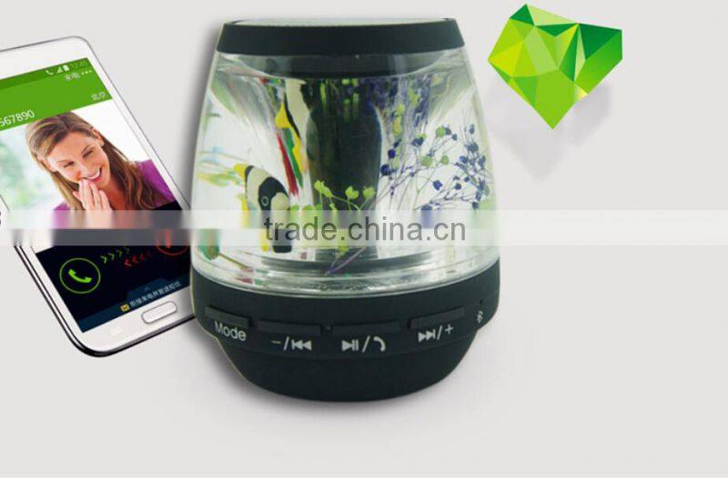 New arrivel LED TF card slot and Hand-free Calls support Liquid mini Bluetooth speaker 2015
