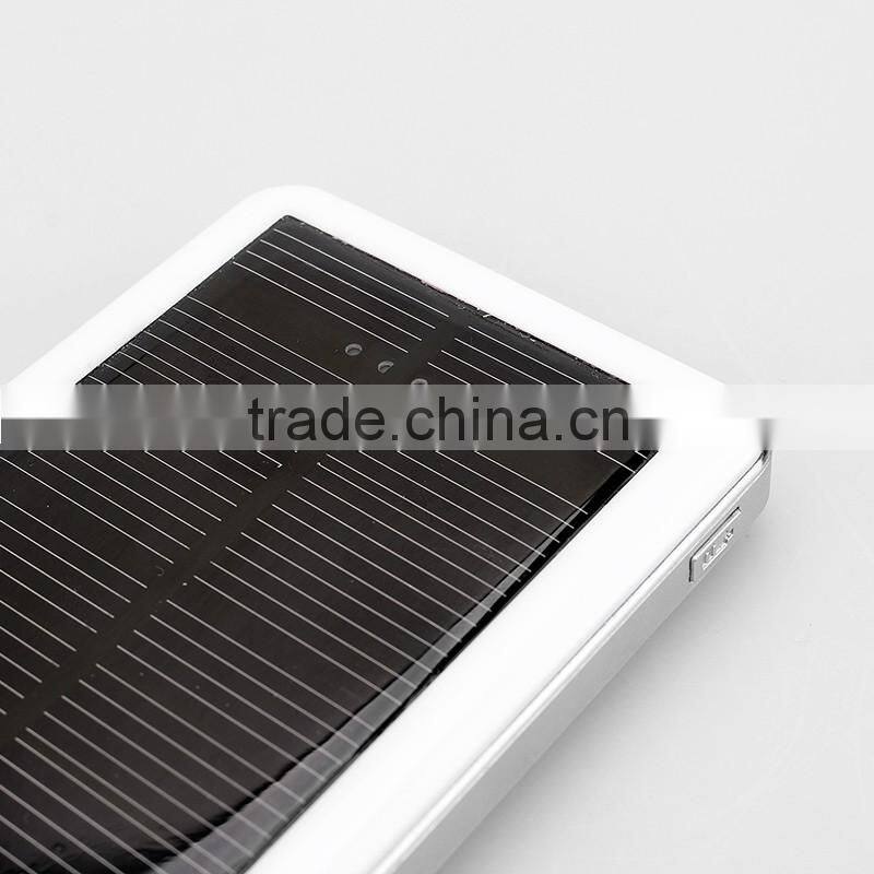 Wholesale rechargeable battery li-ion 12000mah solar cell phone portable charger