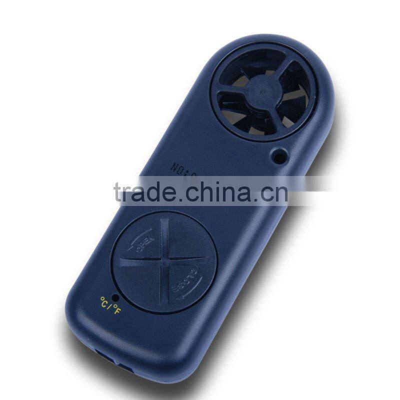 Thermometer Velocity Flow Meter Bar Graph C / F Air Wind Speed Anemometer