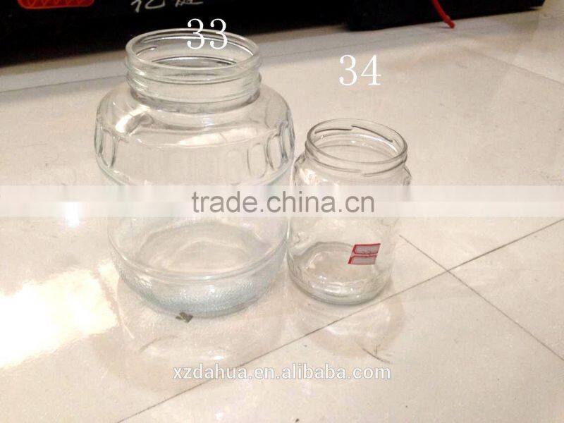 720ml big pickles cucumber glass jar with seal cap