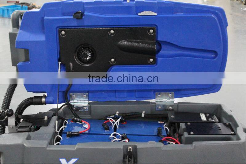 Large Walk-Behind Auto floor Scrubber for factory workshop