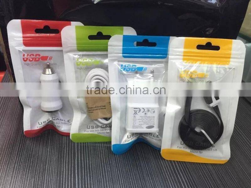 usb cables electronic accessories zip lock packaging bags