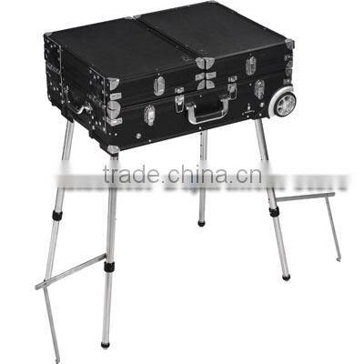 Outdoor furniture, makeup folding table with four stainless steel legs D8200K