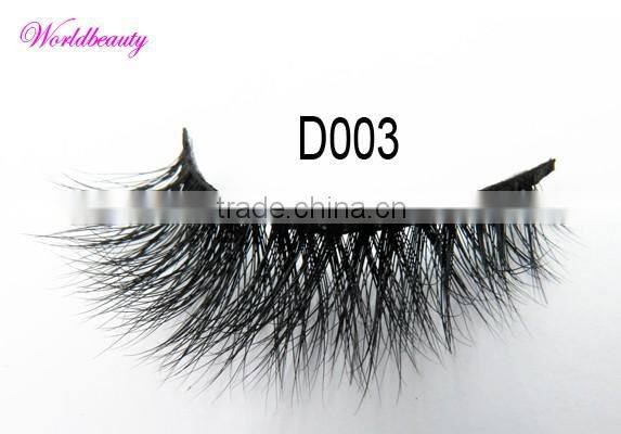 real mink false eyelash with private label volume 3D mink lashes