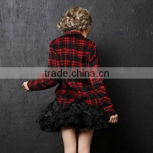 Red Ruffles Lolita Bolero Jacket 61191