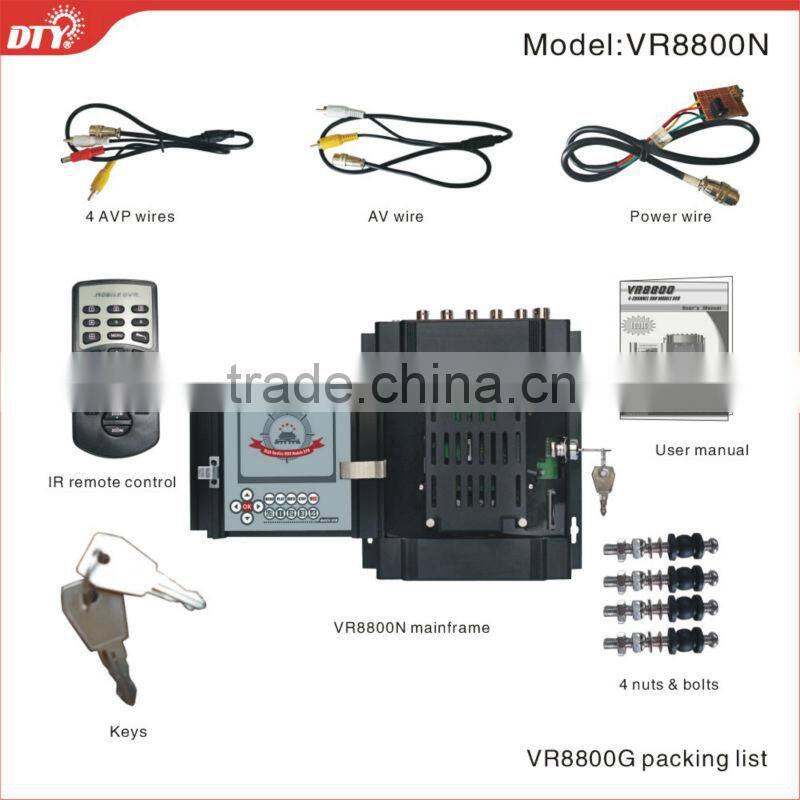 4 Channel H.264 Mobile DVR Support 2TB 32SD Card