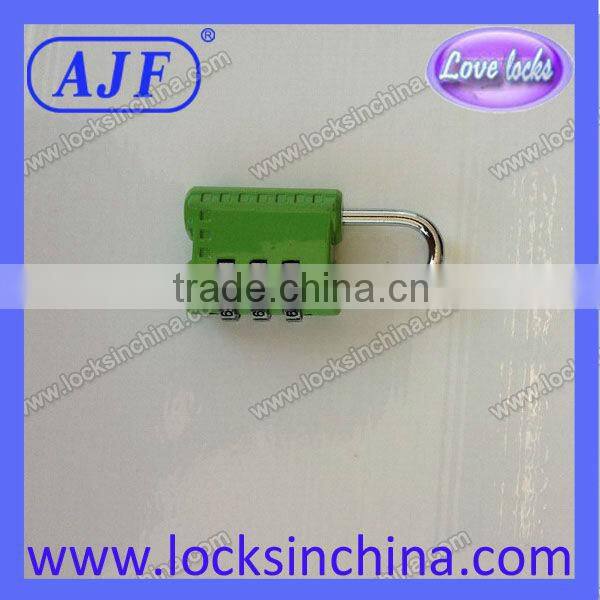 promotional TSA shape number lock for luggage bag