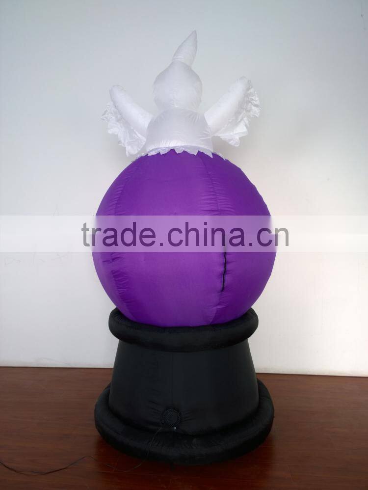 DJ-XT-09 inflatable boo ball halloween decoration ghost lighted
