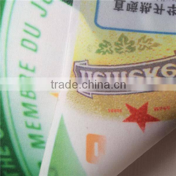 waterproof good stretch scroll fabric for flag