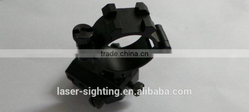 Aluminum mounting bracket for gun with hardcoat black anodized in adjustable versatile direction