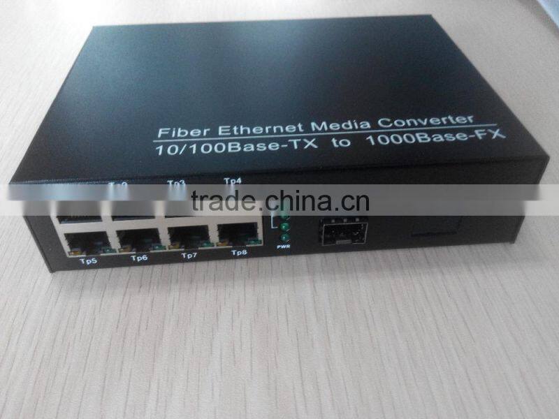 10/100Mbps 1SFP 8RJ45 Port SFP Fiber Switch