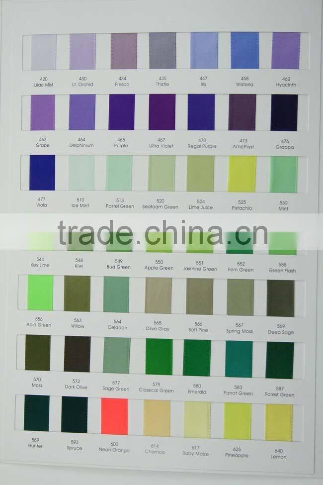 wholesale solid color 3/4 inch satin ribbon