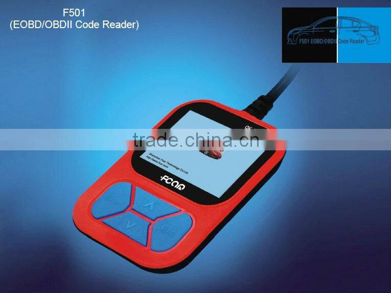 New arrival FCAR F501 OBD-II /EOBD code reader for univeral cars diagnostic scanner tools