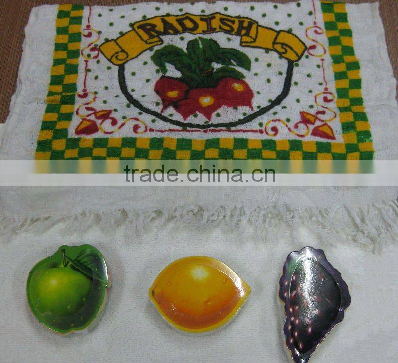 100% cotton printing kitchen towel