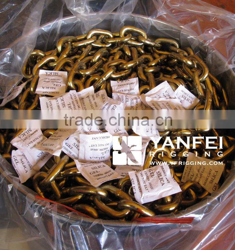 Yellow Galvanized G70 Transport Chain