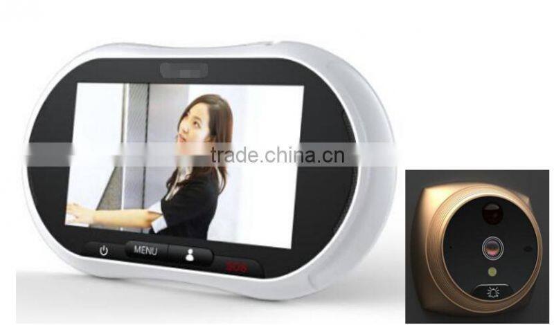 good quality video door eye hole camera with free app support IOS and android smart phone tablelet pc can video talking