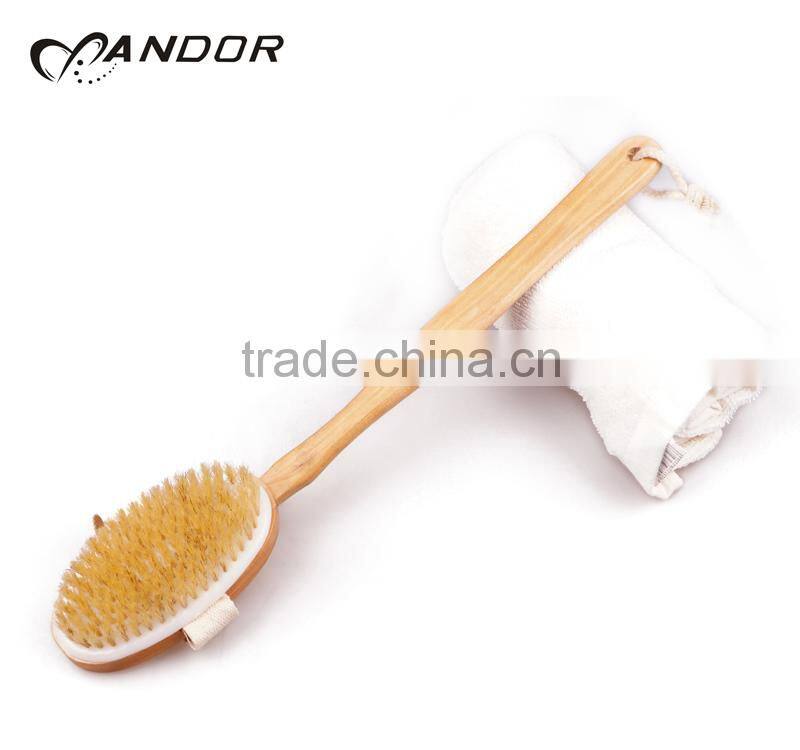 Unique design double heads massage body bath brush