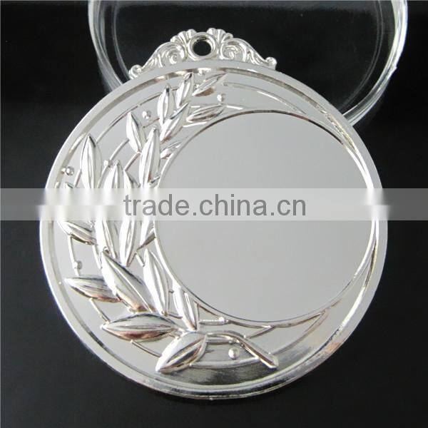 2015 Wholesale Medals / Normal Silver Blank Medal / Hot sale Blank Sports Medal