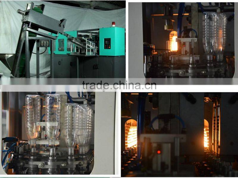 Automatic wide diameter bottle blow molding machine