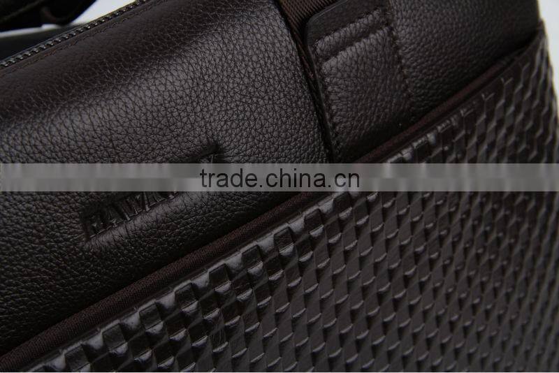 Promotional leather messenger bags for men