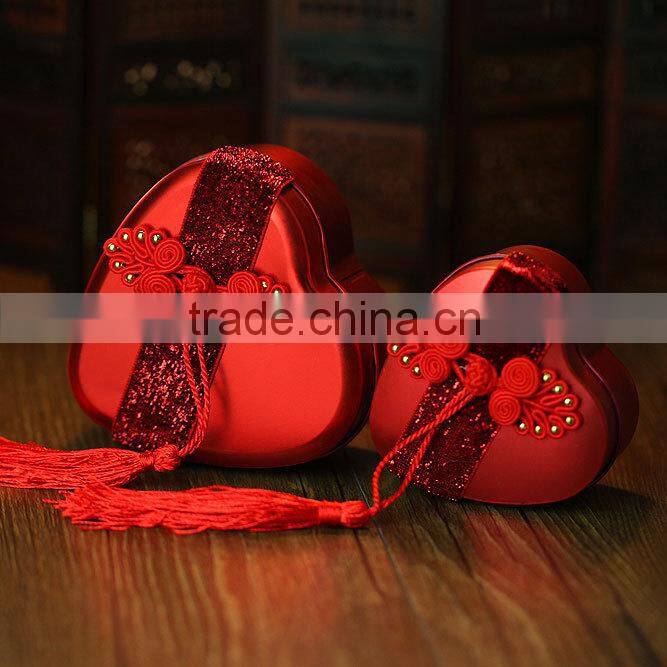 2015-Handmade Chinese style ferric candy boxes with macrame