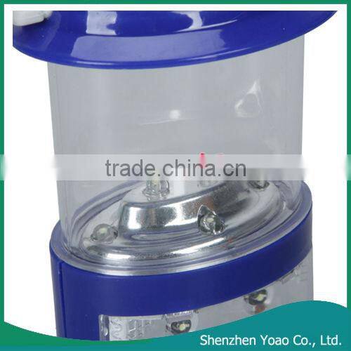 12 LED Portable 3 AA Batteries Bivouac Lantern FlashLight Blue