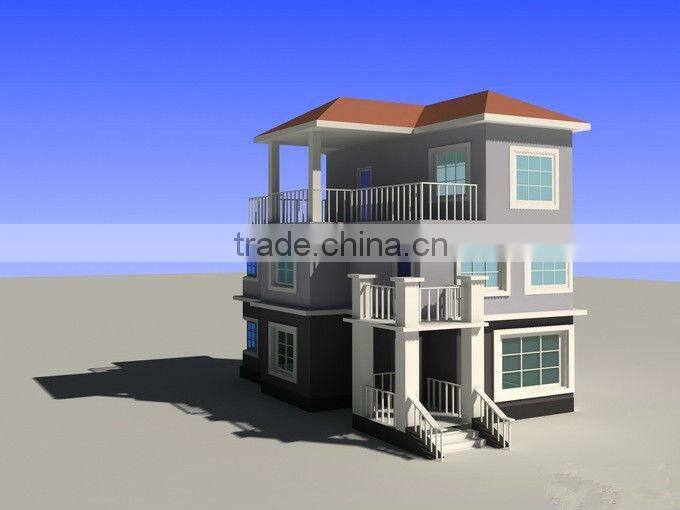 two storeys combined prefabricated modular small villa