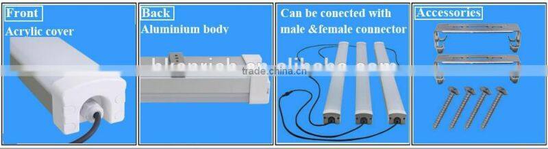 High quality Shenzhen factory emergency led tri proof lamp