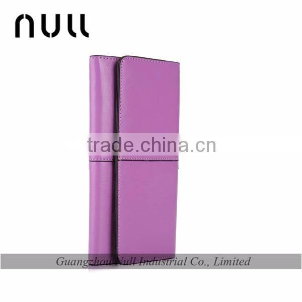 Genuine leather travel ladies clutches handmade wholesale cell phone wallet