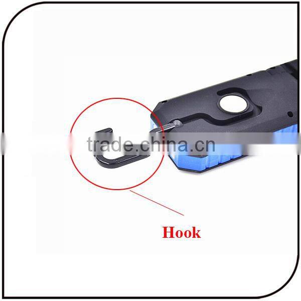 High power Dry Bettery 90 Bending Flexible strong magnet led COB work light with hook for car