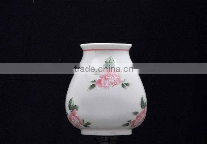 porcelain lamp shade ,vase shaped lamp