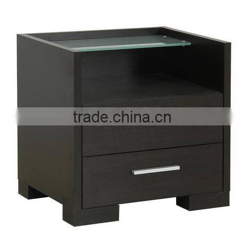 cheap melamine finish night stand/bedside cabinet