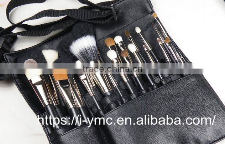 22pcs brush large capacity PU confining makeup bags, purses