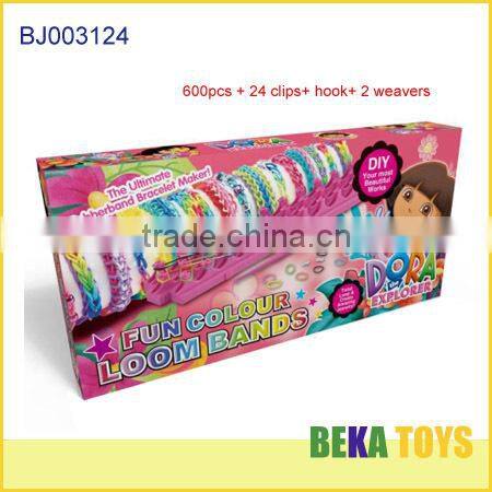 Hot rainbowe rubber band bracelet/diy crazy loom bands