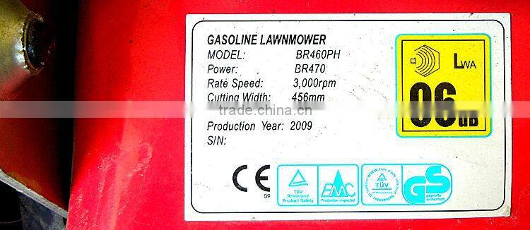 Gasoline power 118cc 4.0hp lawn mower