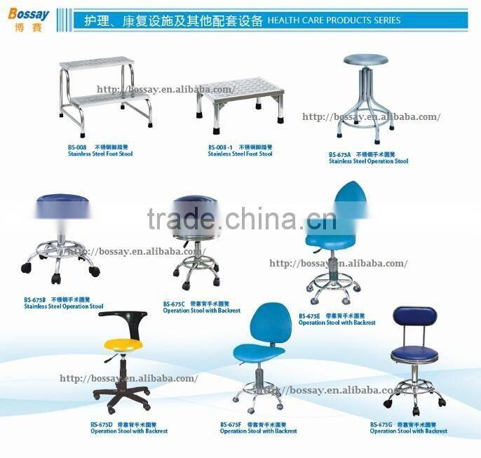 CE Hospital S.S Operation Stool with back